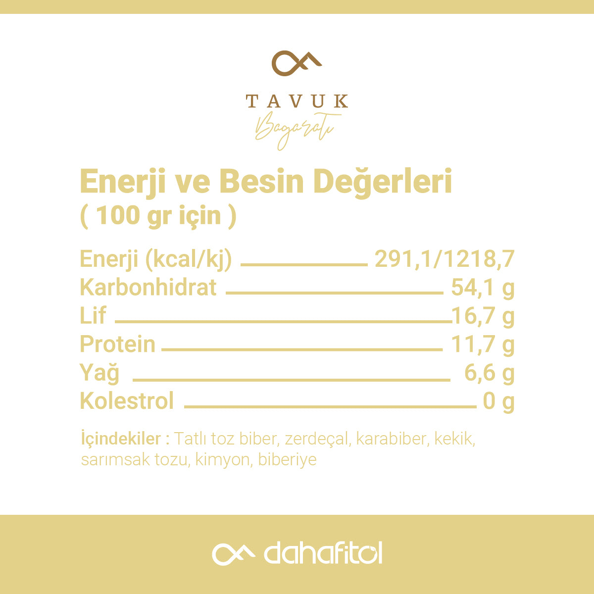 DahaFit Baharat Paketi