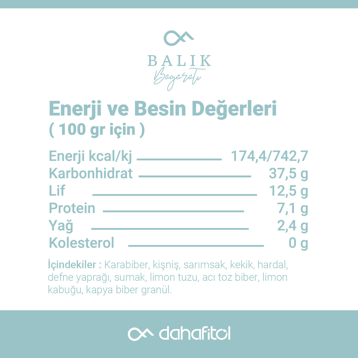 DahaFit Baharat Paketi