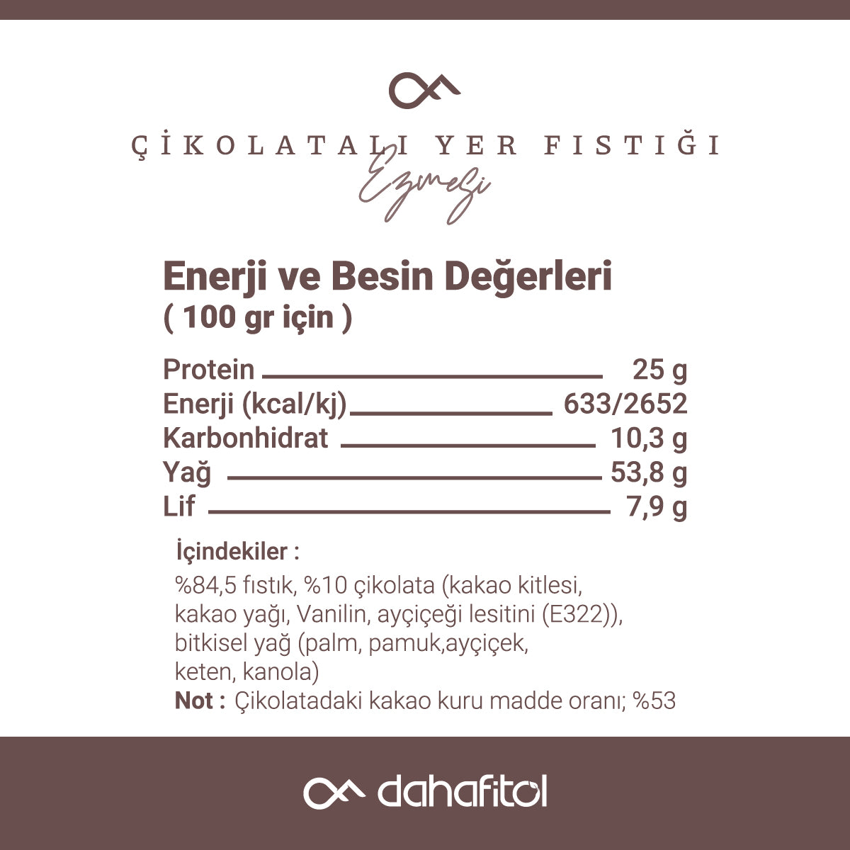 Çikolatalı Fıstık Ezmesi 360 GR