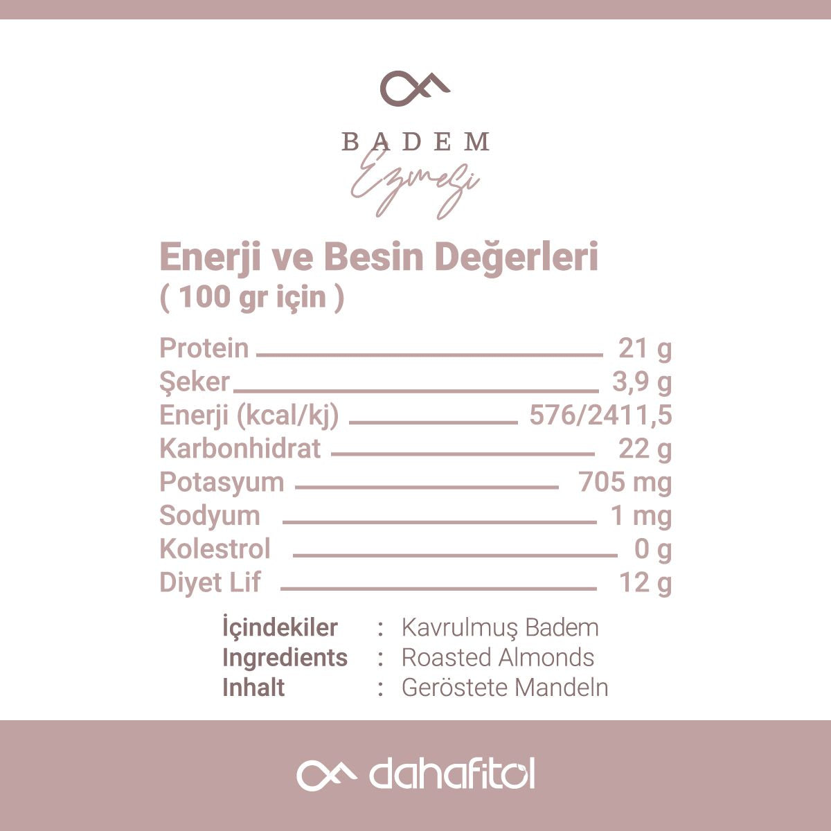 Badem Ezmesi 175Gr