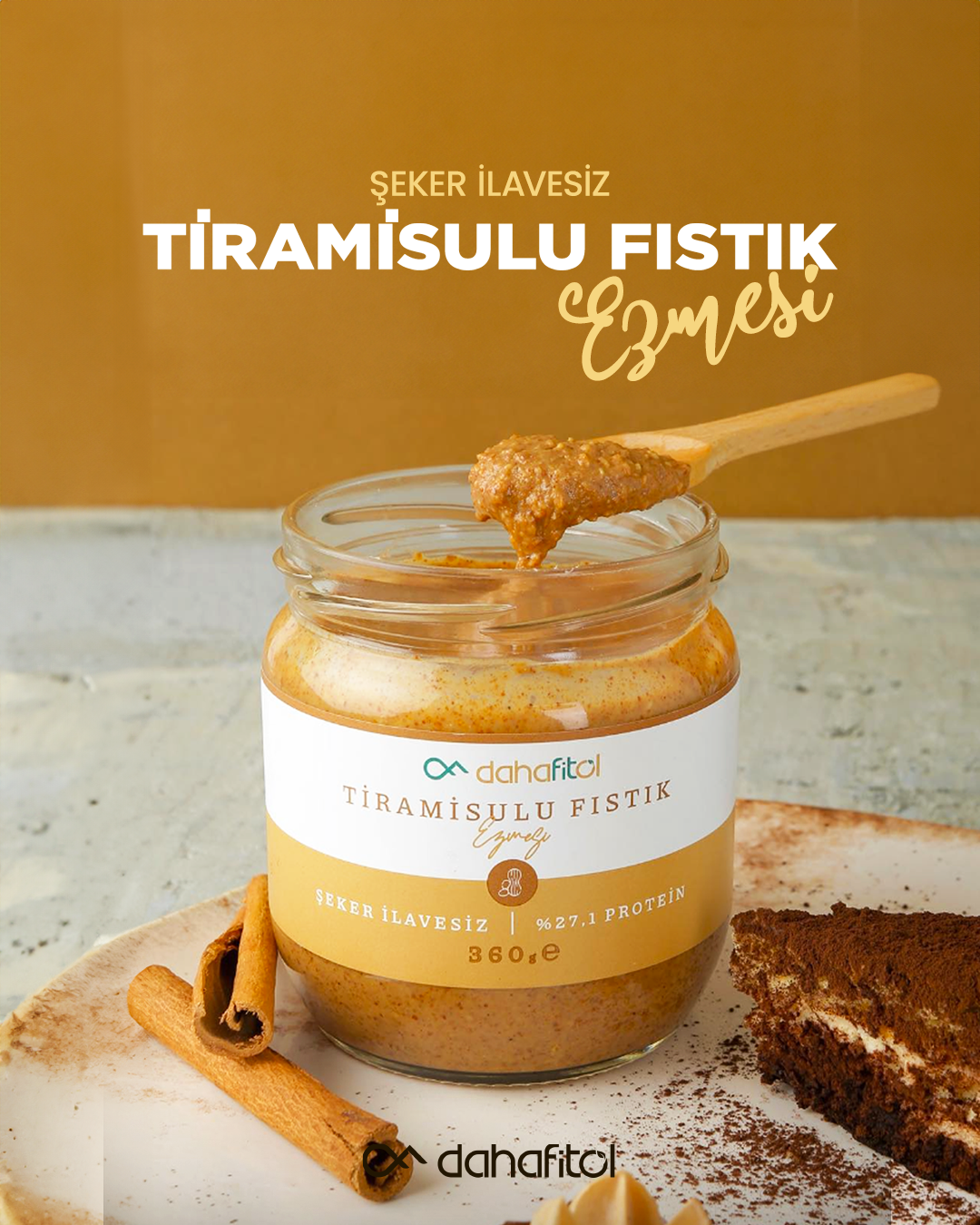 Tiramisulu Fıstık Ezmesi 360 GR