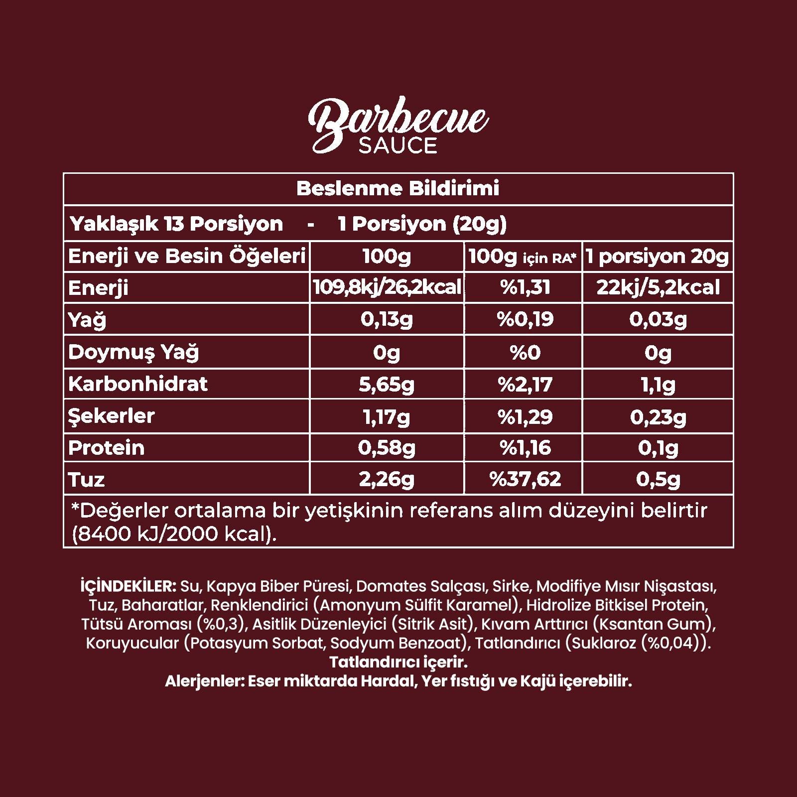 Barbekü Sos 260 GR