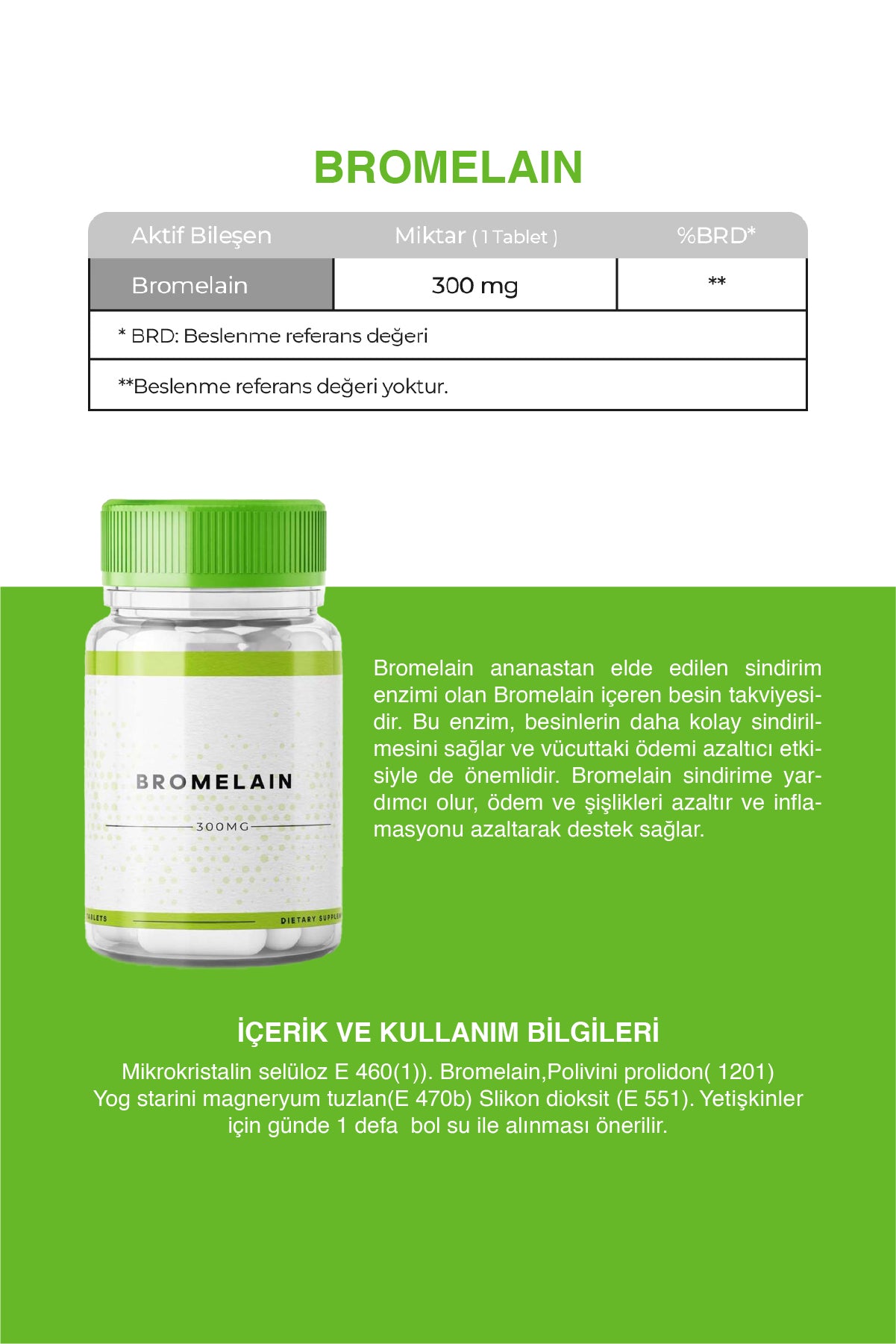 Bromelain 45 Tablet