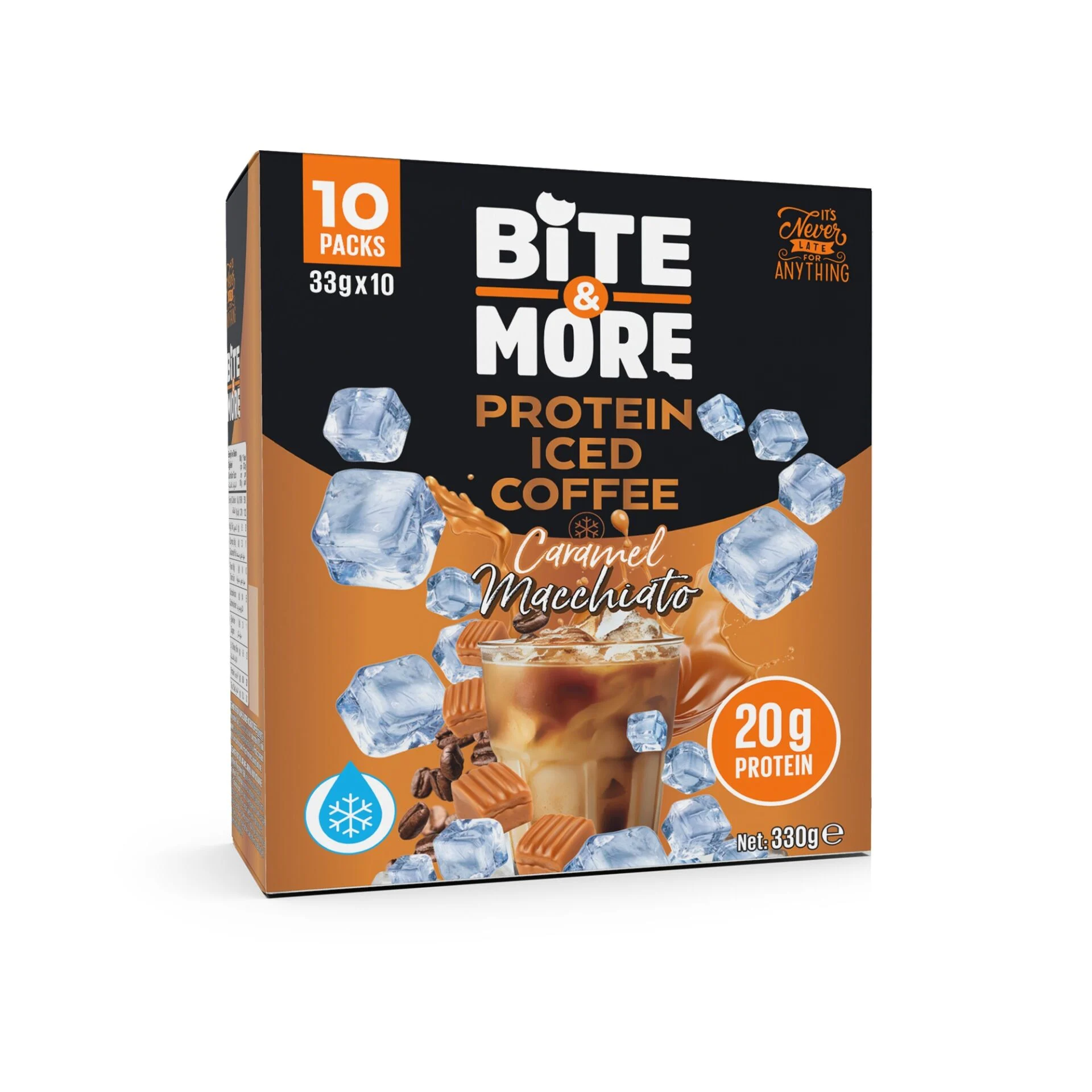 Bite & More Protein Iced Coffee 33 GR 10'Lu - Caramel Macchiato