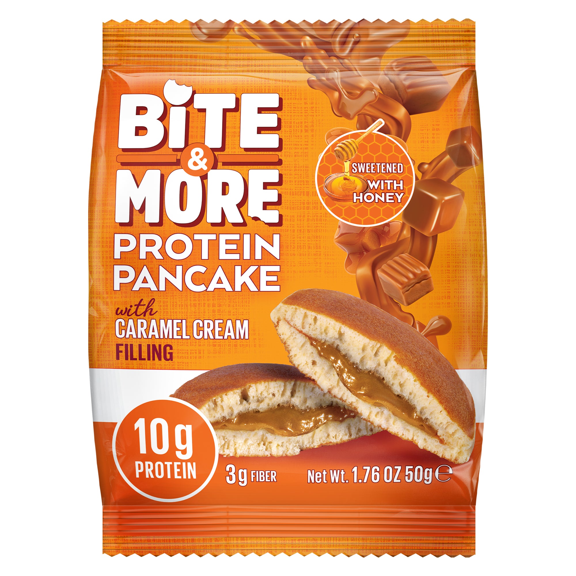 Bite & More Protein Pancake 50 GR - Caramel Cream