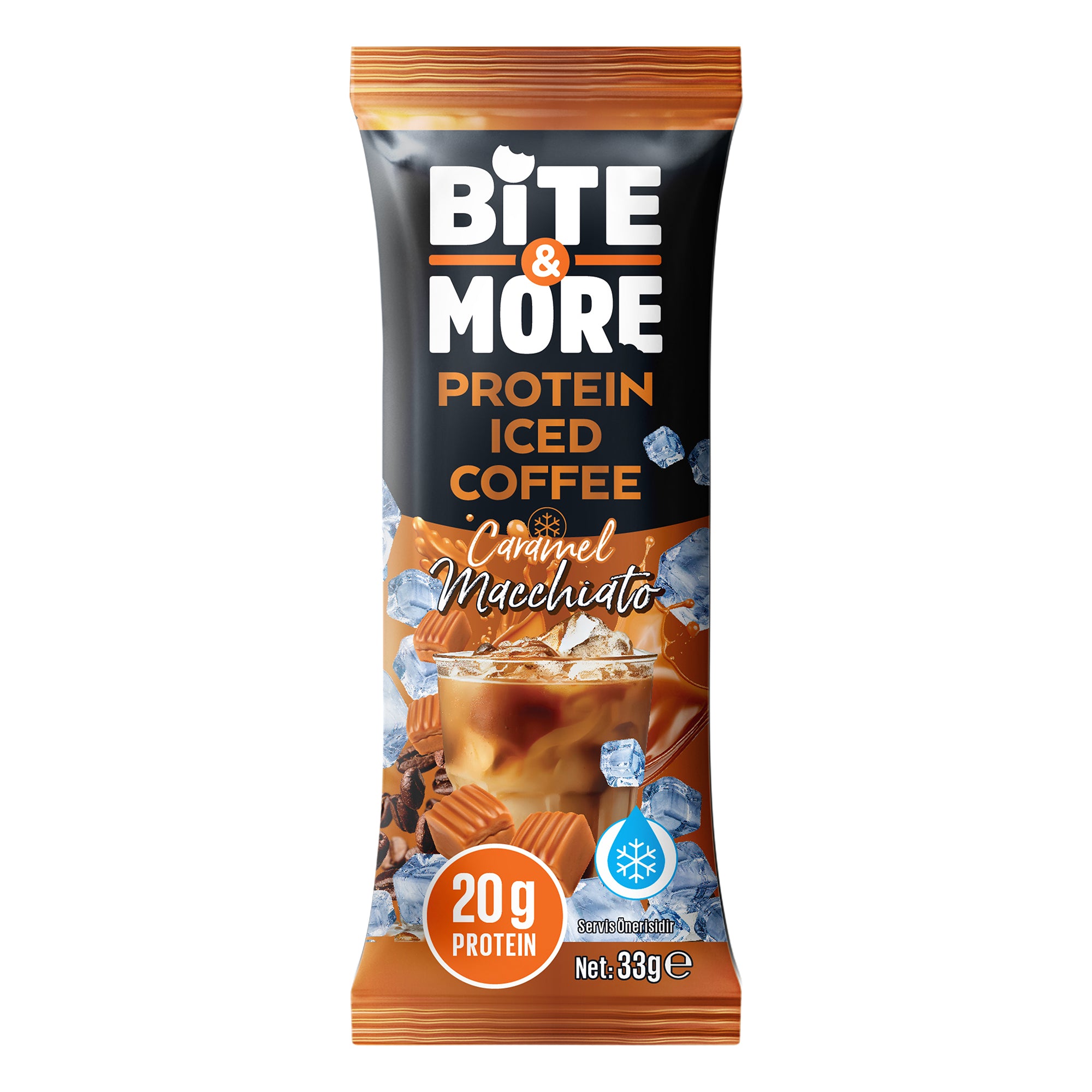 Bite & More Protein Iced Coffee 33 GR - Caramel Macchiato