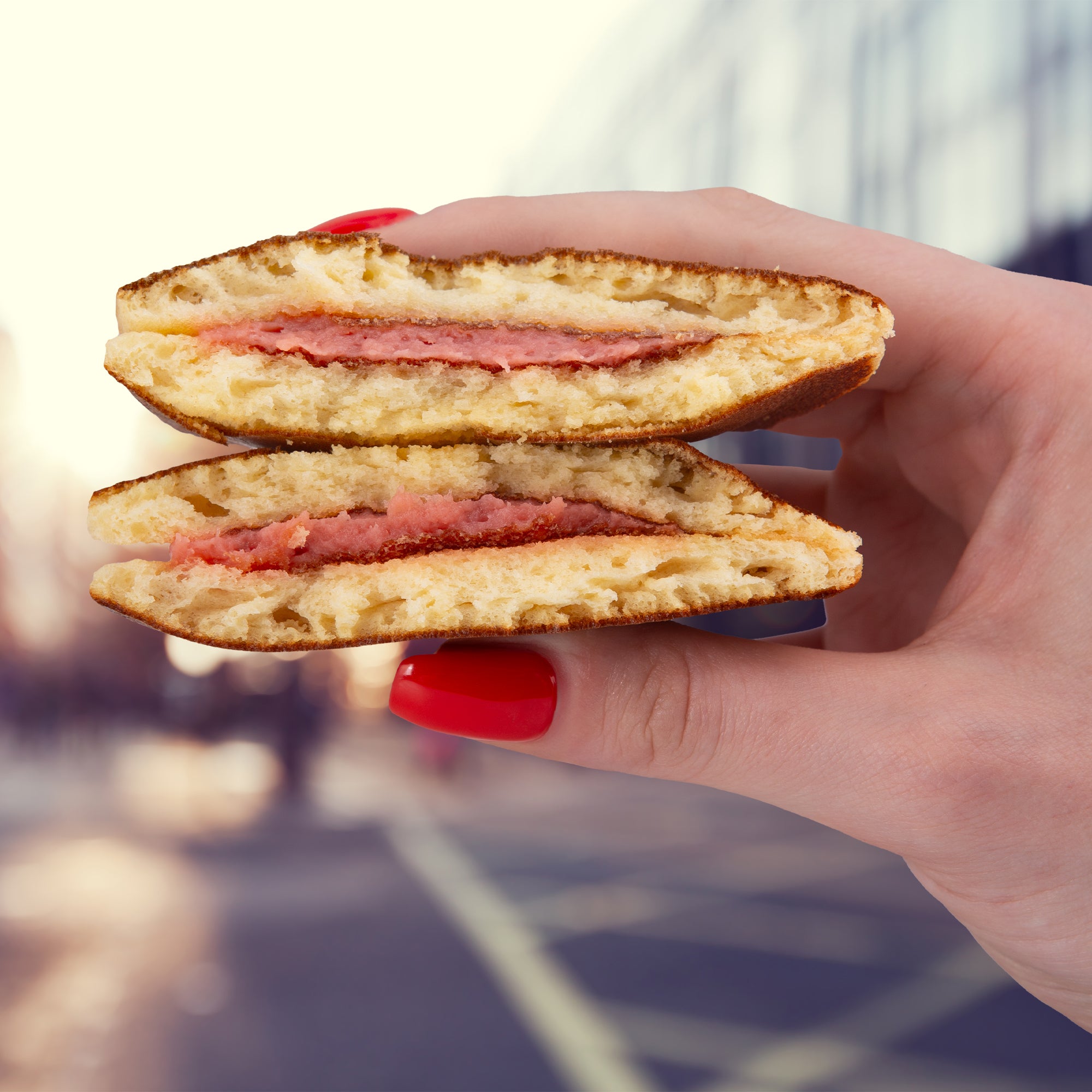 Bite & More Protein Pancake 50 GR - Strawberry 12 Adet