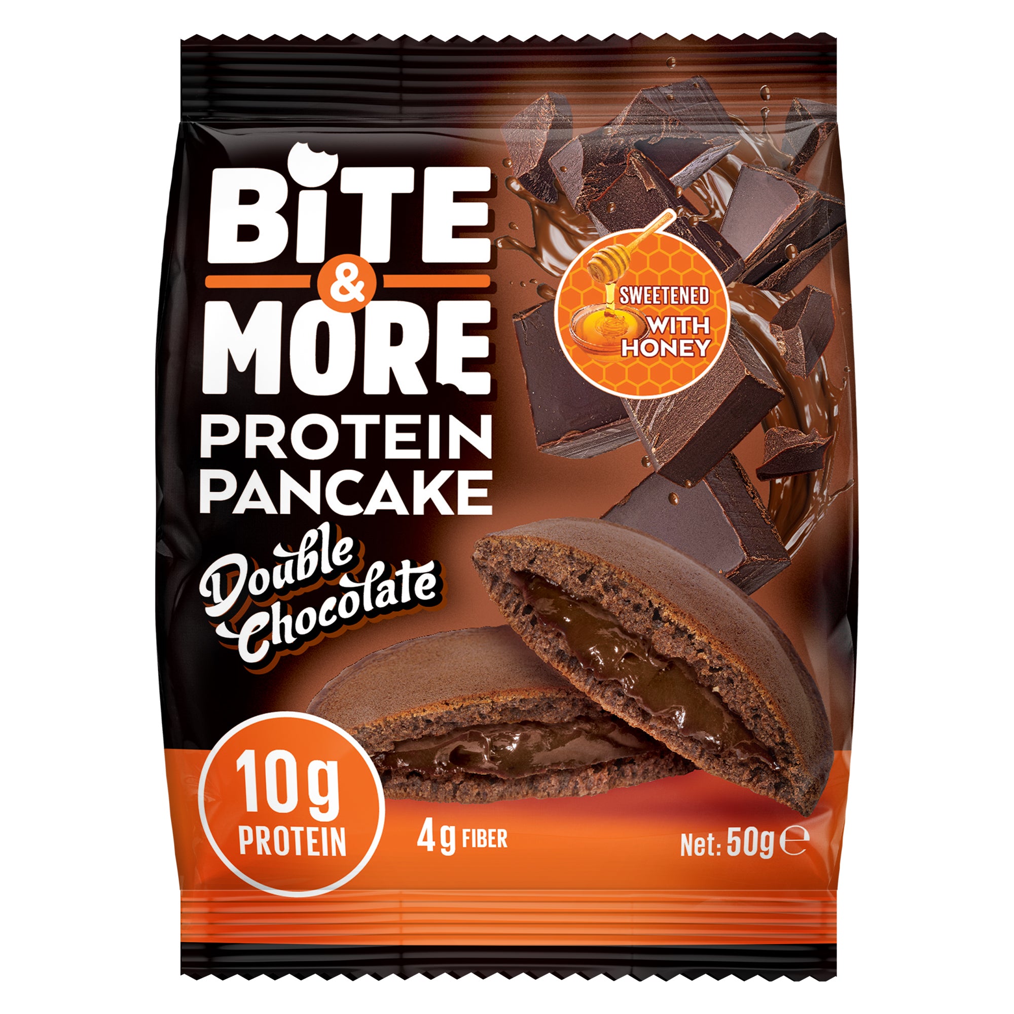 Bite & More Protein Pancake 50 GR - Double Chocolate