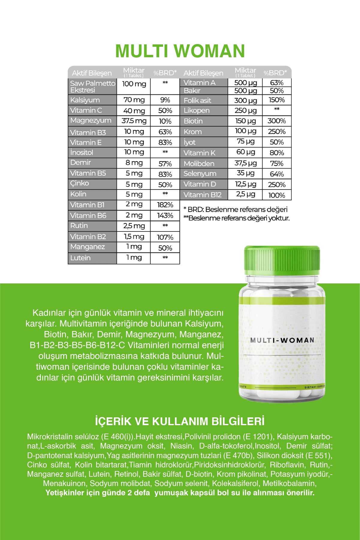 Multi Woman 60 Tablet