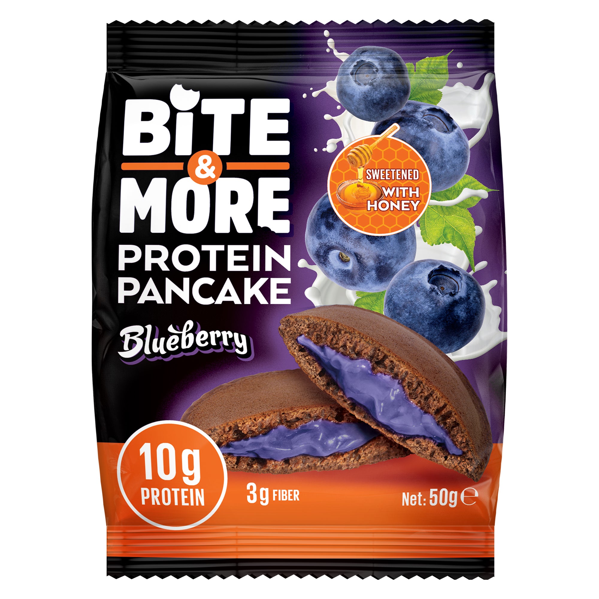 Bite & More Protein Pancake 50 GR - Blueberry