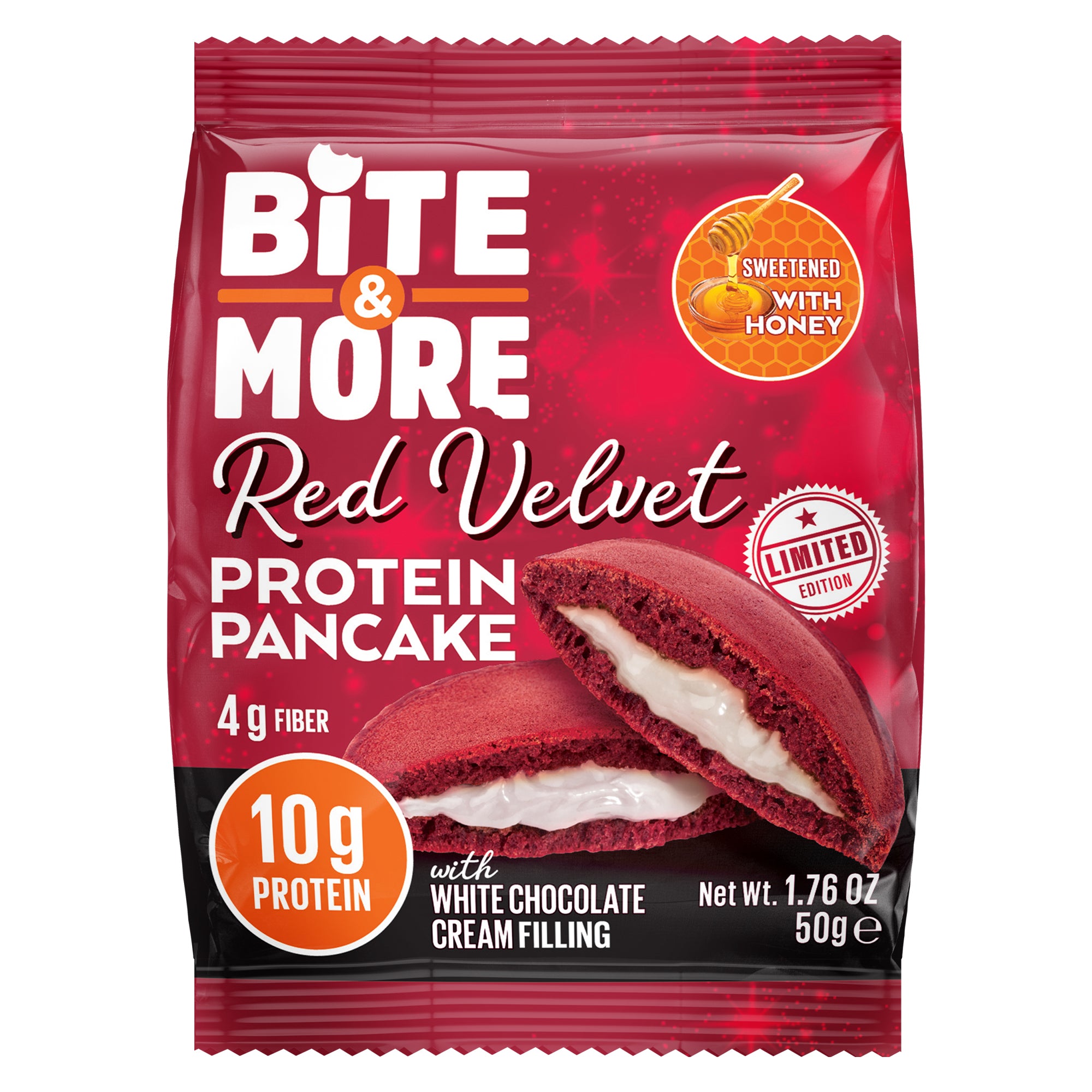 Bite & More Protein Pancake 50 GR - Red Velvet