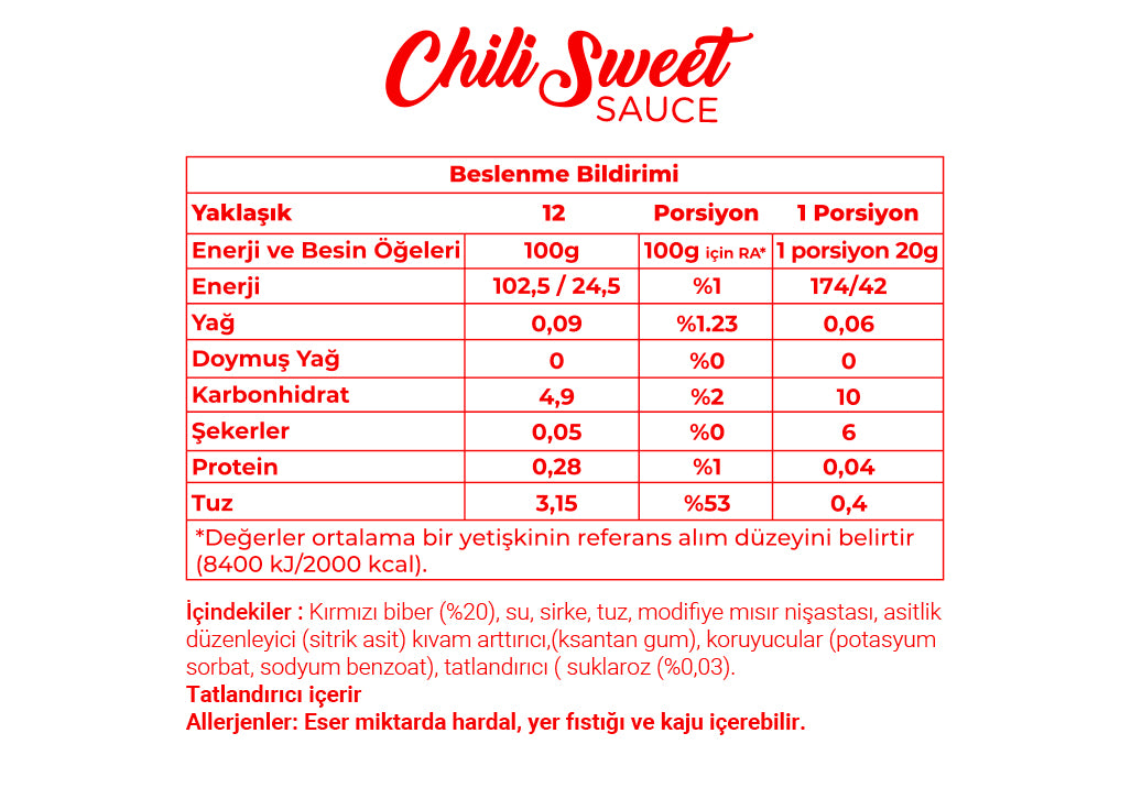 Sweet Chili Sos 285 GR