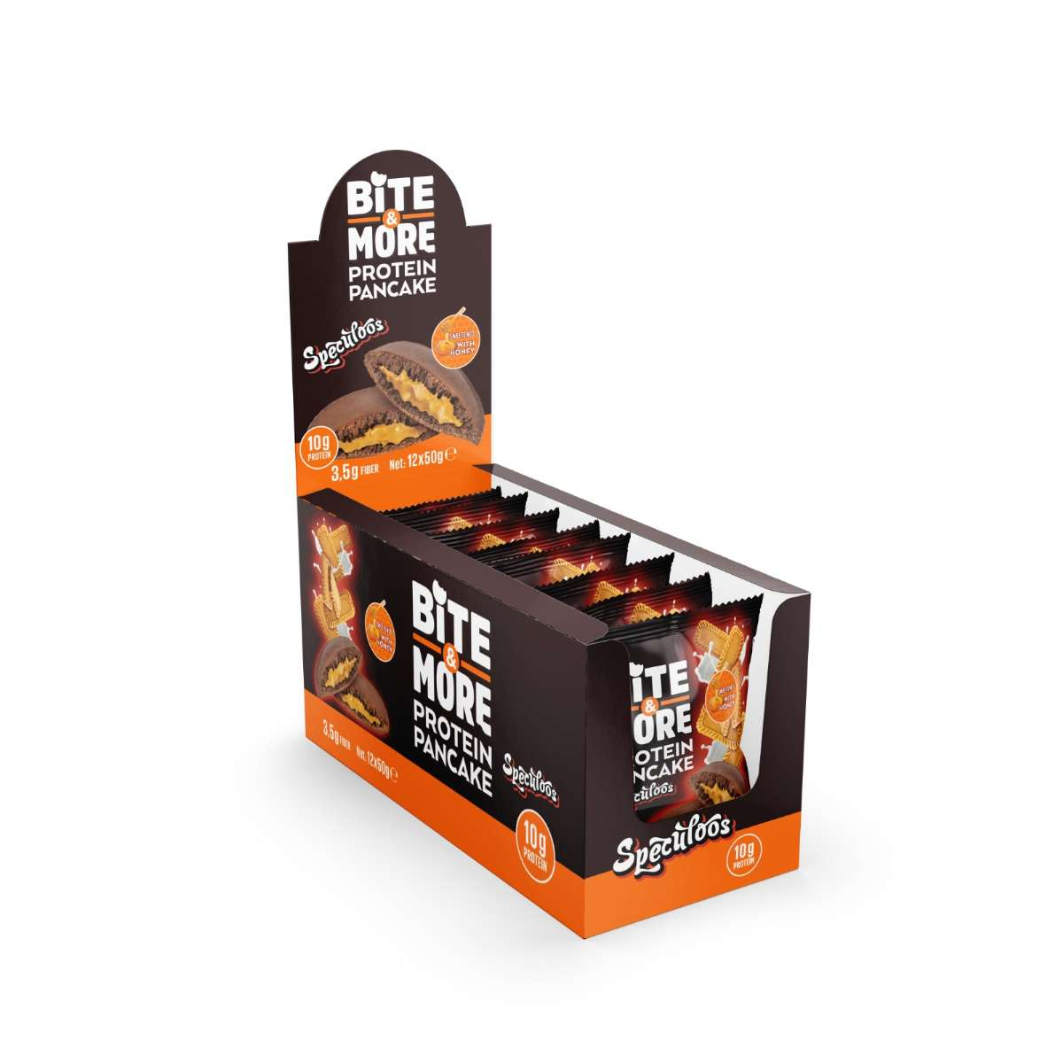 Bite & More Protein Pancake 50 GR - Speculoos 12 Adet