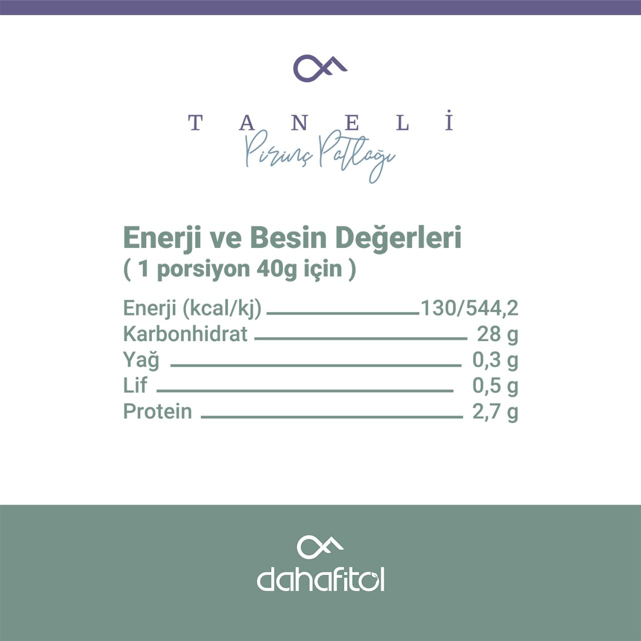 Dahafit Taneli Pirinç Patlağı 4'lü Paket