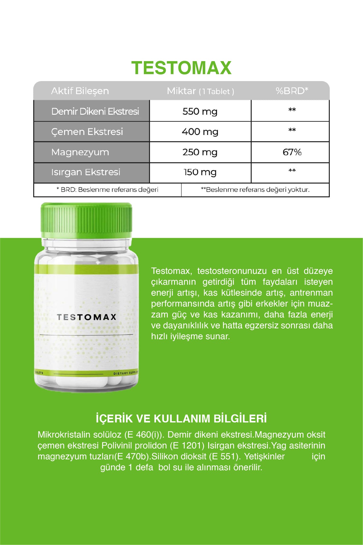 Testomax 60 Tablet