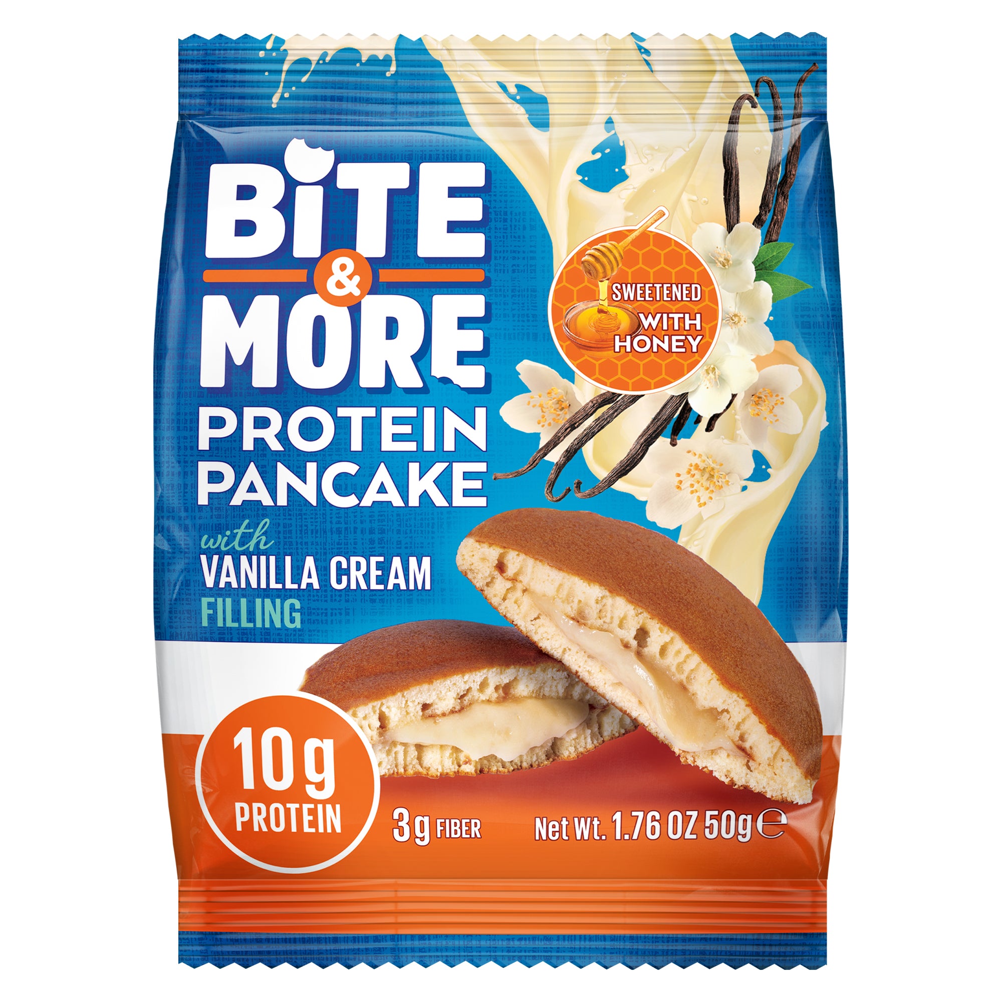 Bite & More Protein Pancake 50 GR - Vanilla Cream