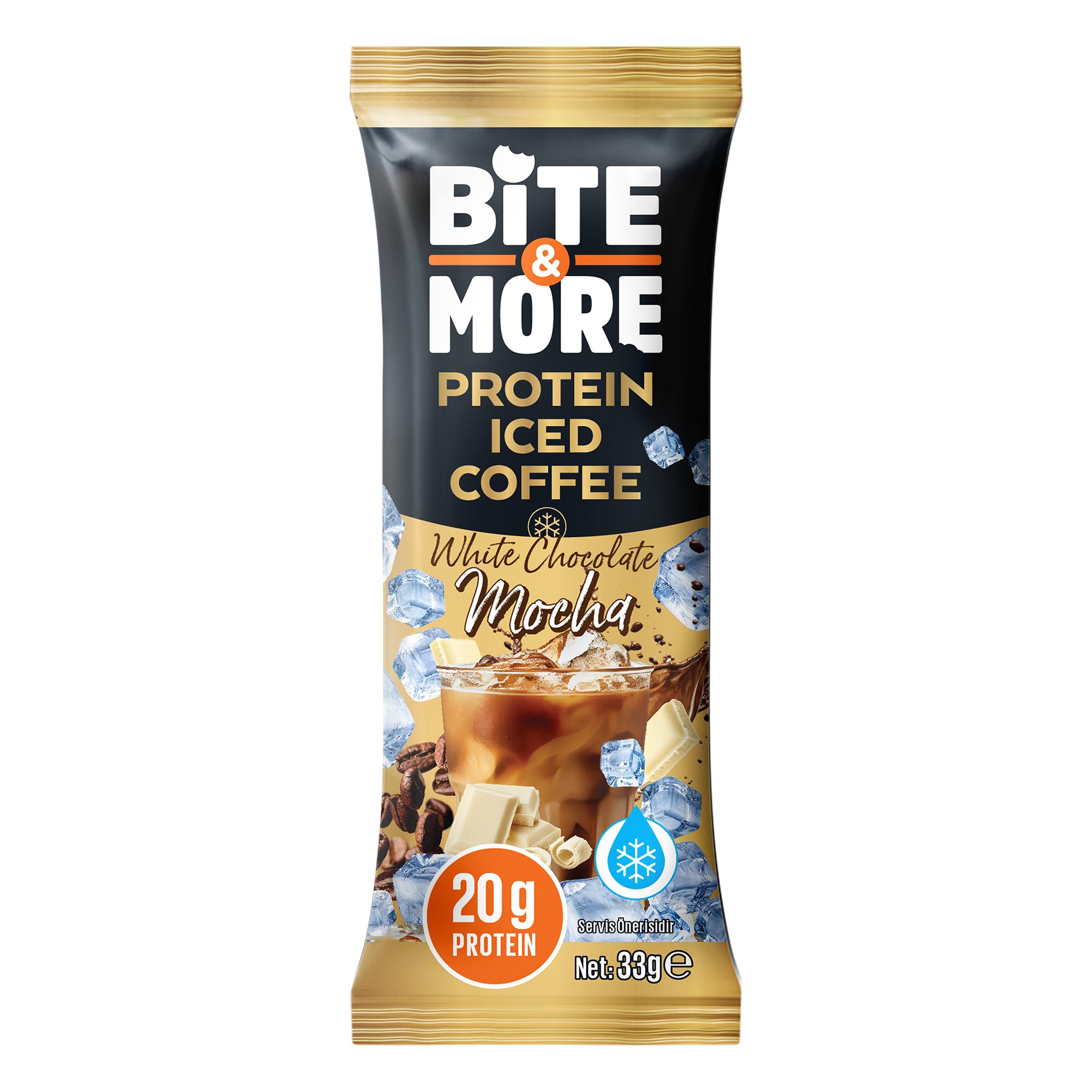 Bite & More Protein Iced Coffee 33 GR - White Chocolate Mocha