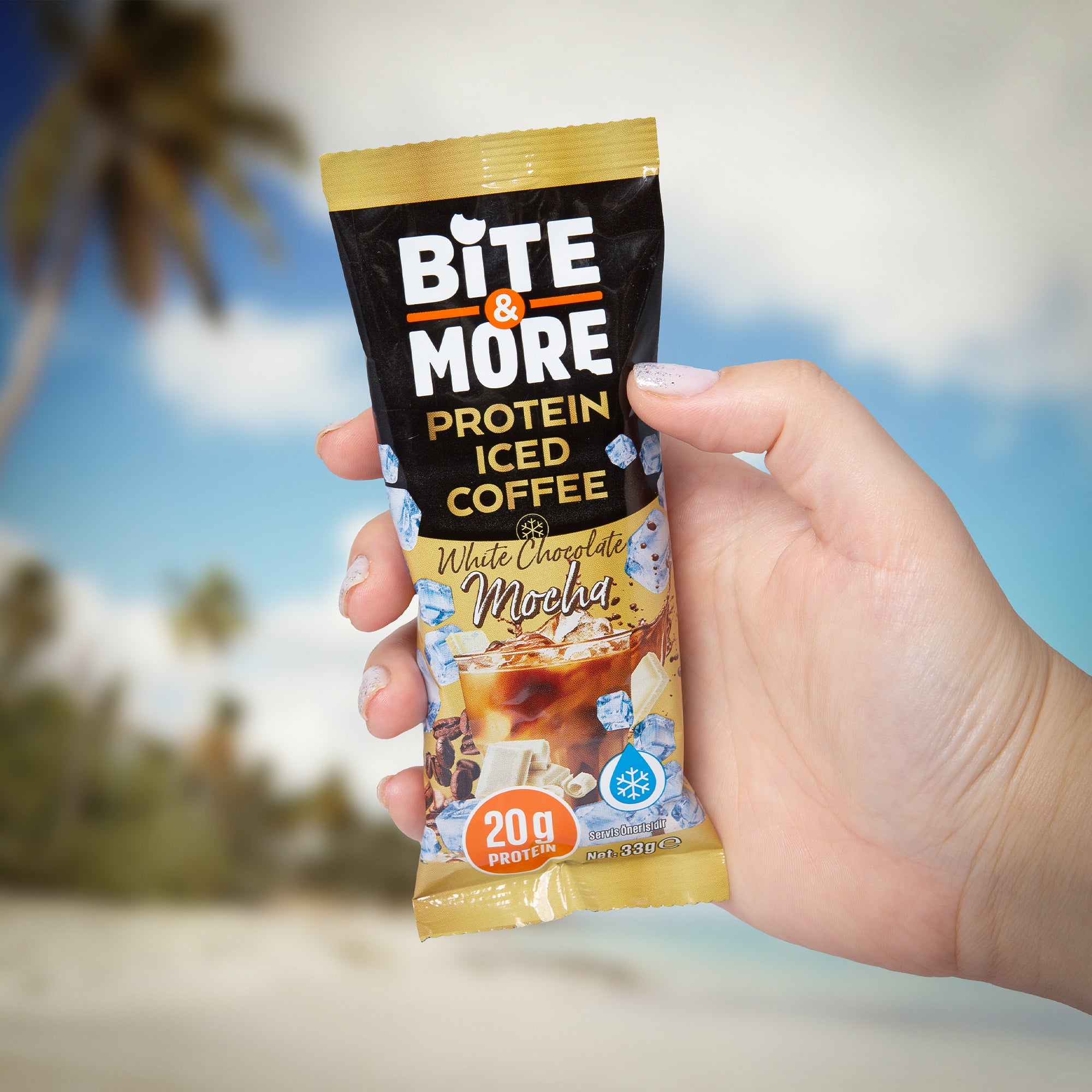 Bite & More Protein Iced Coffee 33 GR 10'Lu - White Chocolate Mocha