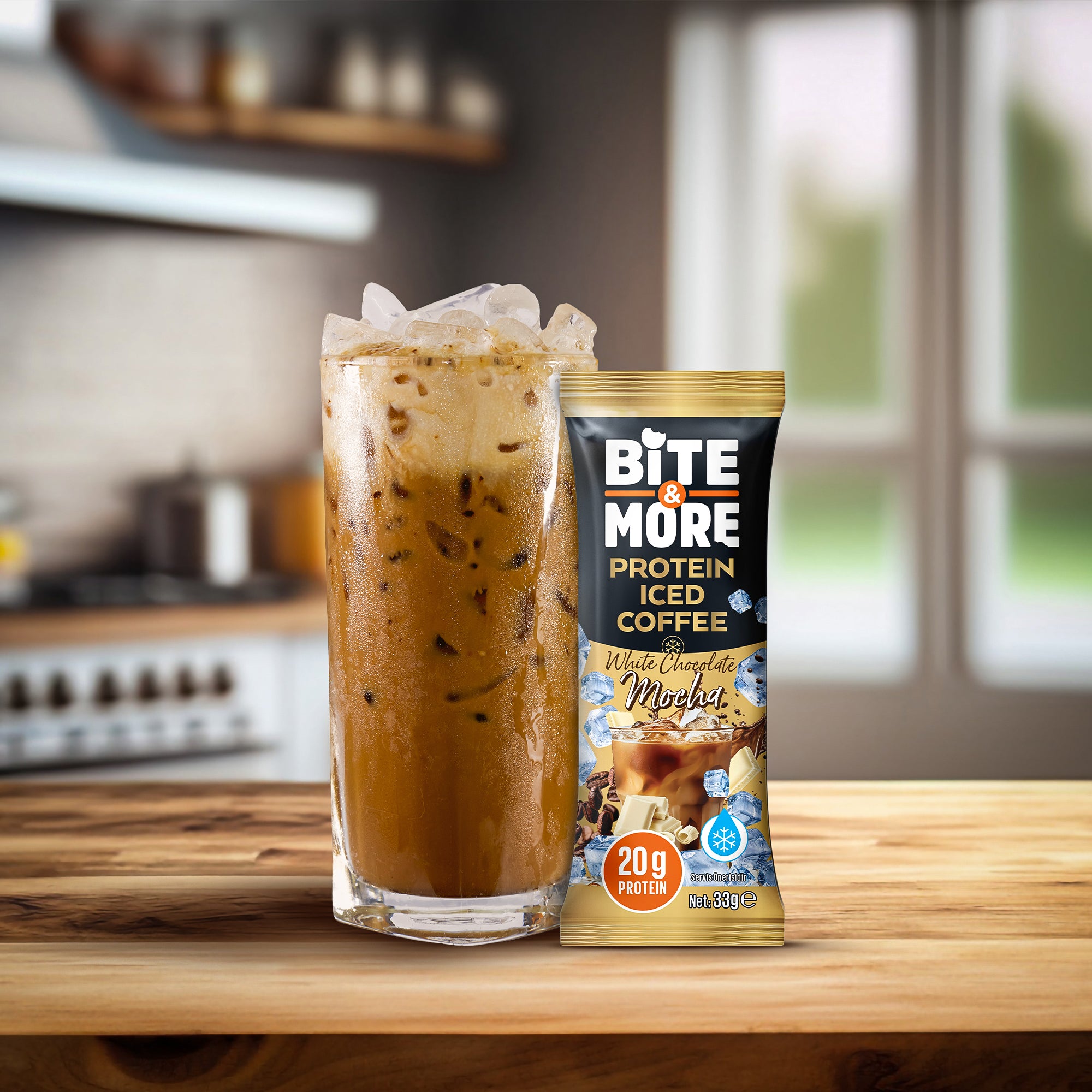 Bite & More Protein Iced Coffee 33 GR - White Chocolate Mocha