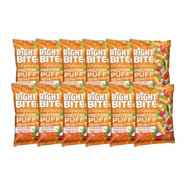 Bite & More Proteinli Vegan Cips 50 GR - Vegetable - 12 Adet