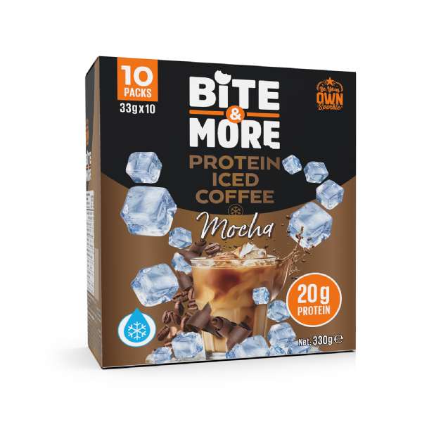 Bite & More Protein Iced Coffee 33 GR - Mocha - 10 Adet