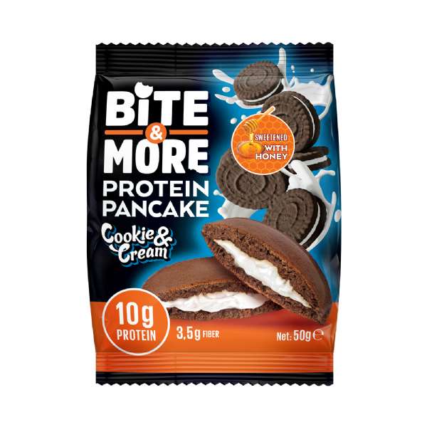 Bite & More Protein Pancake 50 GR - Cookie & Cream