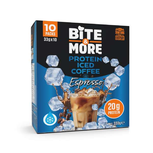 Bite & More Protein Iced Coffee 33 GR - Espresso - 10 Adet