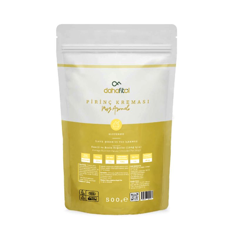 Muz Aromalı Pirinç Kreması 500 GR