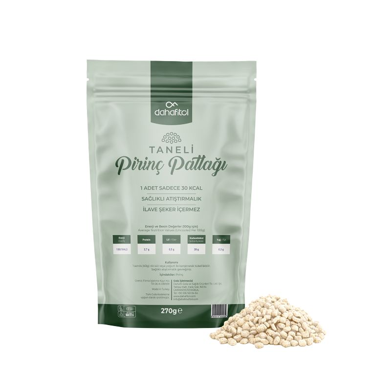 Taneli Sade Pirinç Patlağı 230 GR